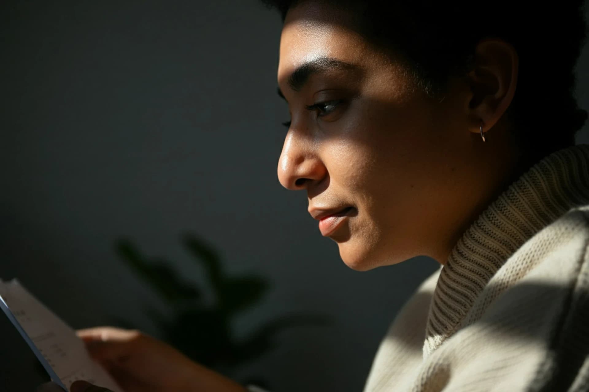 Woman closeup